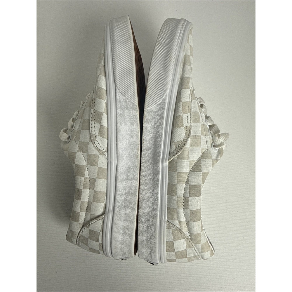 Vans Off The Wall White Checkered Low Top Lace Up Sneakers Womens Size 8.5 - Picture 9 of 11